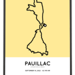 2022 Marathon du Medoc Sportymaps parcours poster