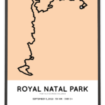 2022 Mont-Aux-Sources Challenge 50km course poster