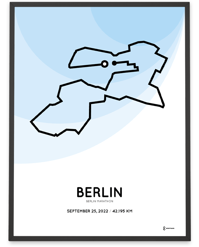 berlin marathon sportymaps blue