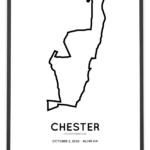 2022 Chester marathoner map