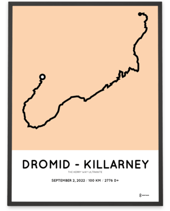 2022 The Kerry Way UltraNite course poster