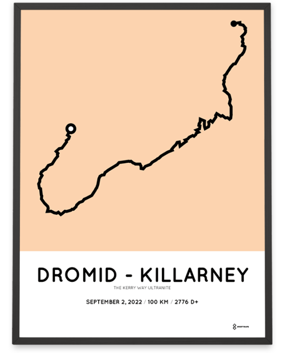 2022 The Kerry Way UltraNite course poster
