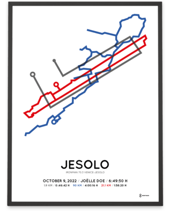 2022 ironman 70.3 venice-jesolo Sportymaps poster