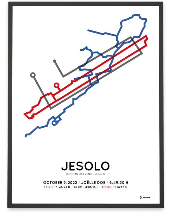 2022 ironman 70.3 venice-jesolo Sportymaps poster