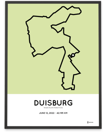 2022 rhein-ruhr-marathon Sportymaps streckeposter