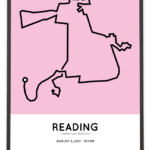 2021 Reading half marathon course poster