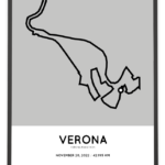 2022 Verona Marathon course poster