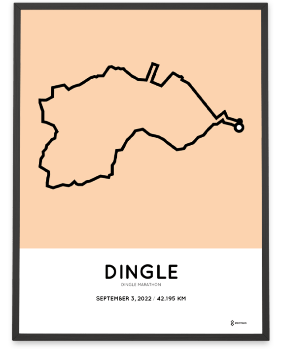 2022 dingle marathon routemap print