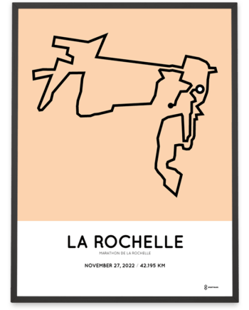 2022 la rochelle marathon parcours poster