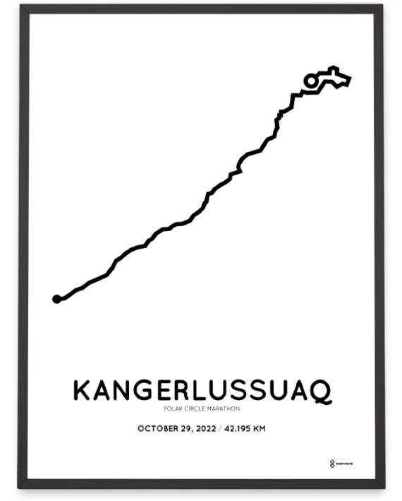 2022 polar circle marathon course poster