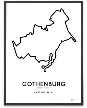 2022 Göteborgsvarvet sportymaps print