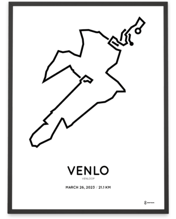 2023 Venloop Sportymaps parcours print