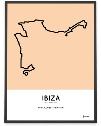 2023 ibiza marathon course print