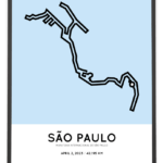 2023 sao paulo marathon course poster