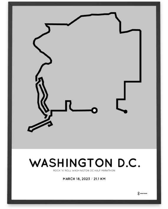 2023 washington half marathon sportymaps course