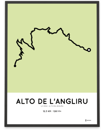 Alto de l'Angliru course poster