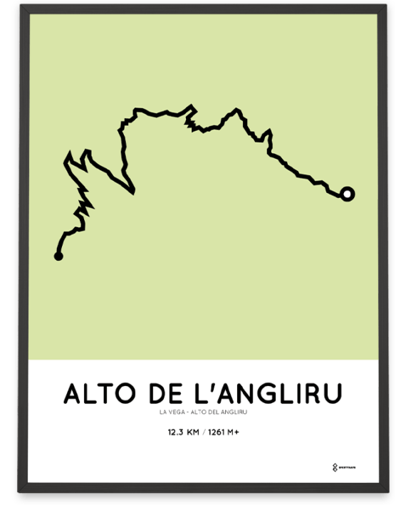 Alto de l'Angliru course poster