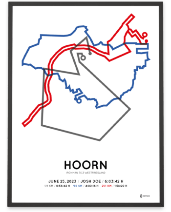 2023 ironman 70.3 westfriesland Sportymaps print