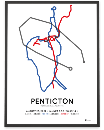 2022 ironman canada-penticton sportymaps print