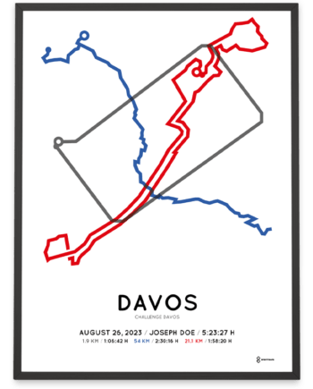 2023 challenge davos Sportymaps poster