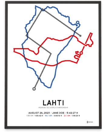 2023 ironman 70.3 world championship lahti Sportymaps print