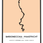 2023 Tour for life Sportymaps parcours print