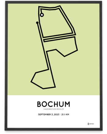 2023 bochum half marathon sportymaps print