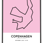 2023 copenhagen half marathon sportymaps print