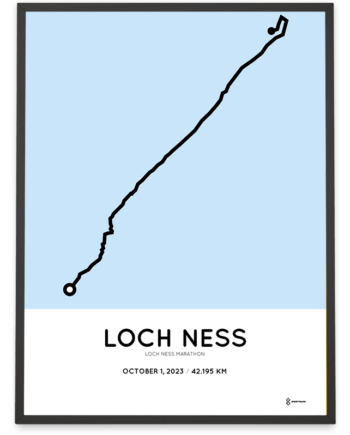 2023 loch ness marathon sportymaps print