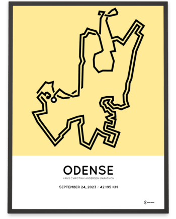 2023 odense marathon hca Sportymaps print