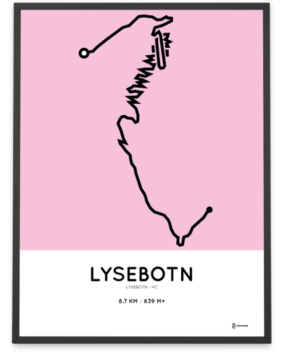 lysebotn course poster
