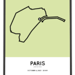 2023 20km de paris parcours poster