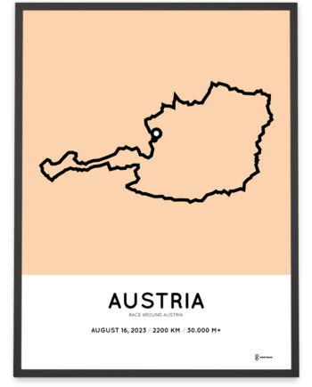 2023 Race Around Austria Sportymaps print