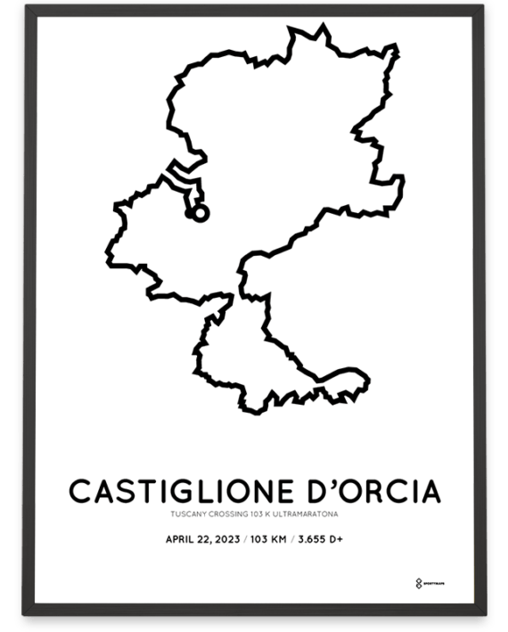 2023 Tuscany Crossing 103 k sportymaps print