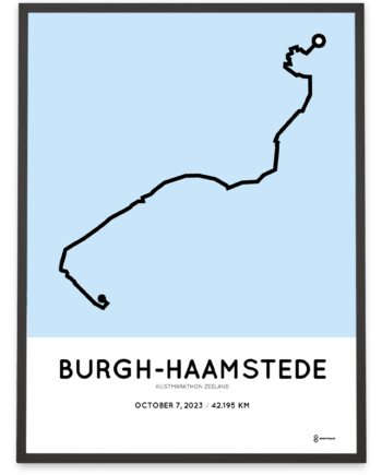 2023 kustmarathon zeeland parcours print