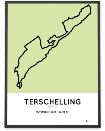 2023 Berenloop parcours poster