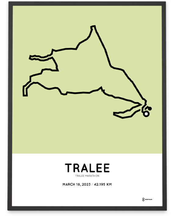 2023 Tralee marathon Sportymaps print