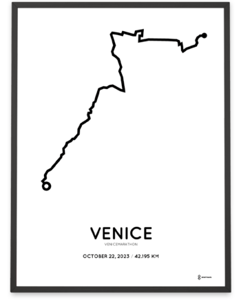 2023 Venicemarathon sportymaps print