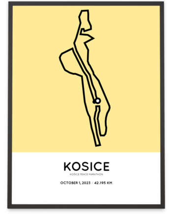 2023 kosice peace marathon routemap print