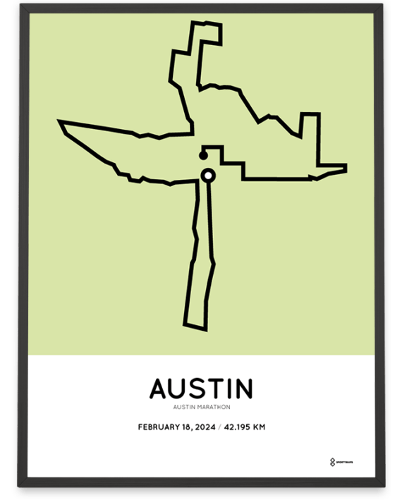 2024 austin marathoner map