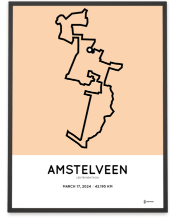 2024 amstelveen marathon parcours print