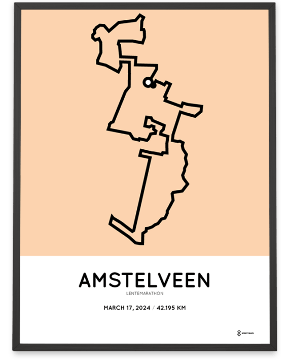2024 amstelveen marathon parcours print