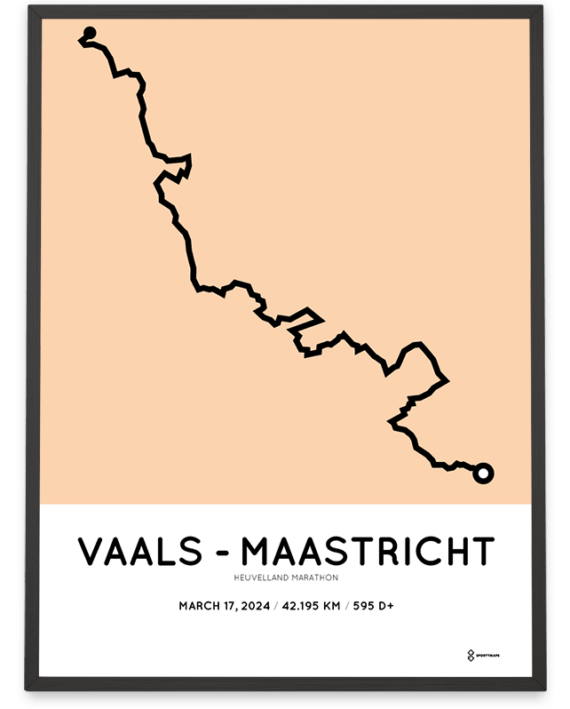 2024 heuvelland marathon sportymaps parcours poster