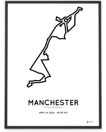 2024 manchester marathoner map