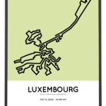 2024 Night Marathon Luxembourg sportymaps poster