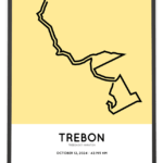 2024 Trebon Nature marathon course poster