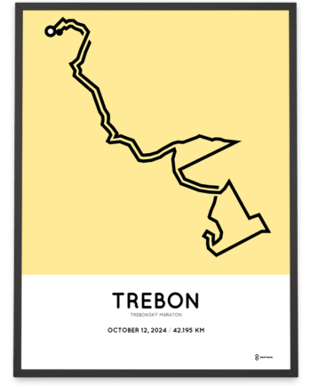 2024 Trebon Nature marathon course poster