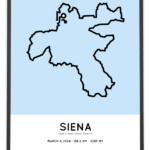 2024 Gran Fondo Strade Bianche coursemap print