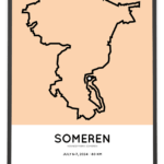2024 Kennedymars Someren natuurroute poster