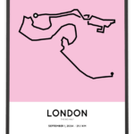 2024 the big half Sportymaps poster